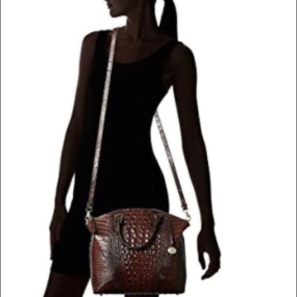 Final sale New Brahmin Large Duxbury Satchel pecan Melbourne bag - Picture 3 of 11